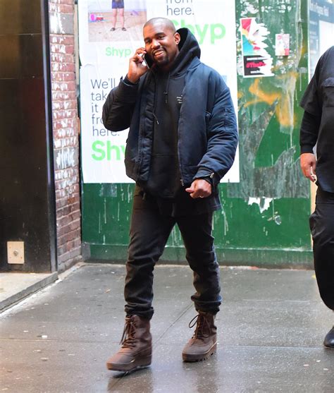 kanye west rubber shoes